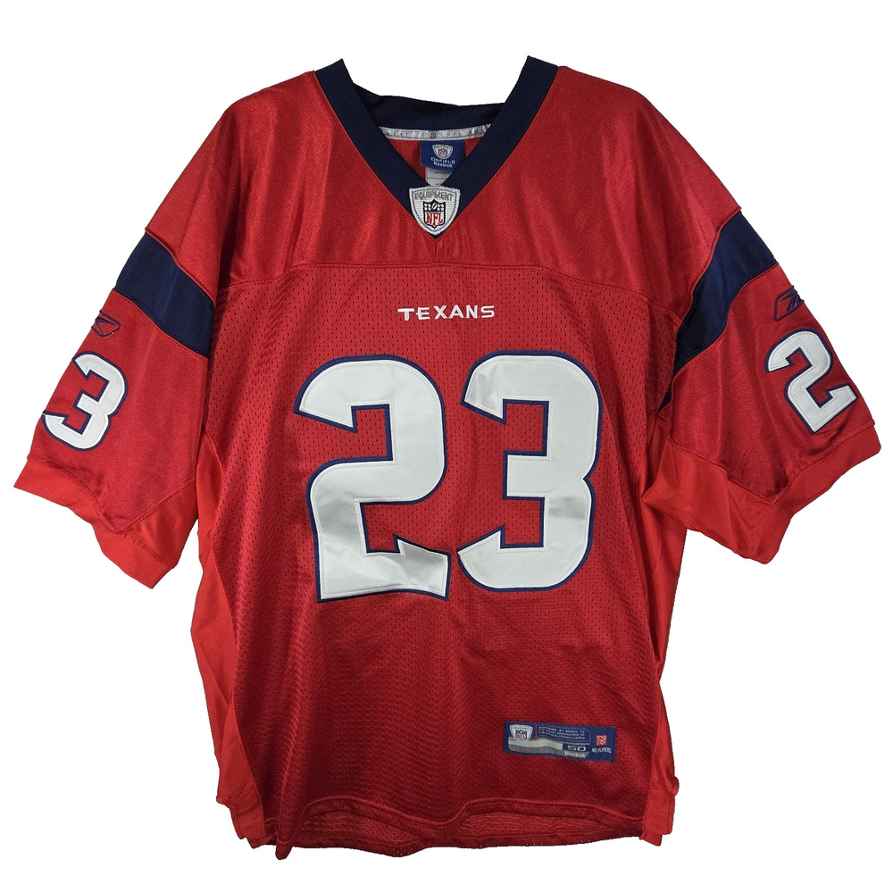Reebok Authentic NFL Jersey Houston Texans Arian Foster #23 Red Size 50 Football